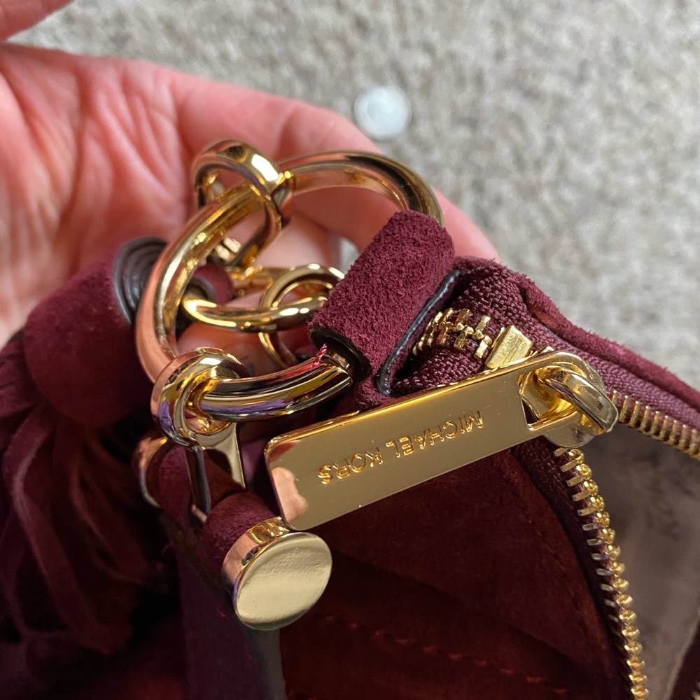 BNWT Michael Kors Suede Purse - Picture 10 of 15